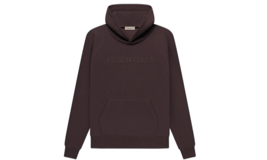 Fear of God Essentials Waffle Raglan Hoodie Plum