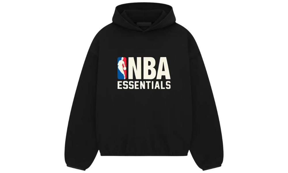 Fear of God Essentials x NBA Hoodie Black