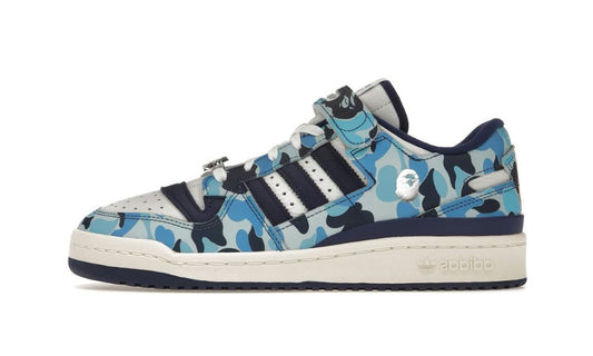 Adidas Forum 84 Low Bape 30th Anniversary Blue Camo